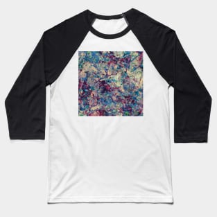 Dark Marble - Colorful Paint Pour/ Fluid Art - Unique and Vibrant Abstract Acrylic Paintings for Art Prints, Canvas Prints, Wall Art, Mugs, Leggings, Phone Cases, Tapestries and More Baseball T-Shirt